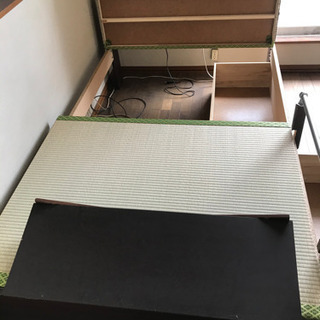 タタミ セミダブルベッド 長さ2090mm 幅1200mm 和風 畳 市原市の画像