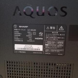 40型液晶テレビの画像