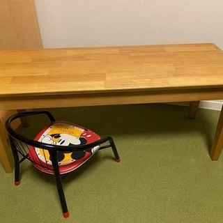 ＊ダイニングベンチ＊子供の遊ぶ机として(^^)キッズチェアセットで＊