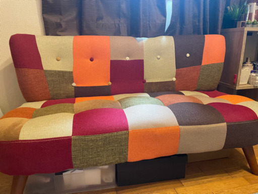 パッチワークソファー