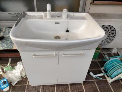 洗面化粧台（中古…下台のみ） INAX FTXN-750型