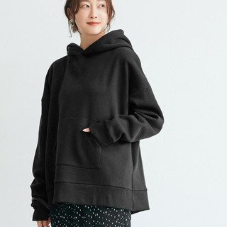 coca（coca） 裏起毛ラフシルエットフーディースウェットの画像