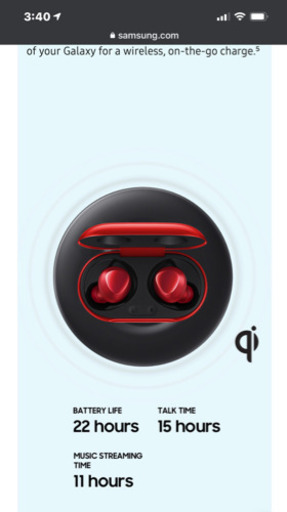 Galaxy Buds plus( red edition ) + silicon case cover 12000¥¥