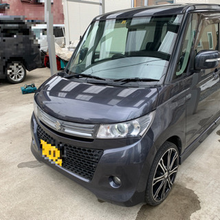 値下げ平成24式　パレットsw 4wd 車検R5年2月まで　両側...