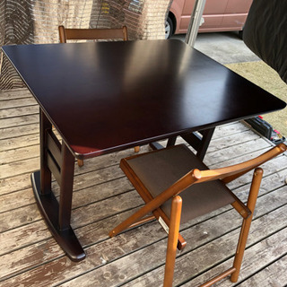 【中古】2人掛け　ダイニングセット