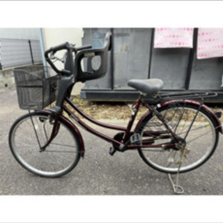 ママチャリ　子供乗せ自転車　本体の画像