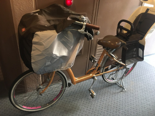 【値下げしました】前後子ども乗せ　自転車
