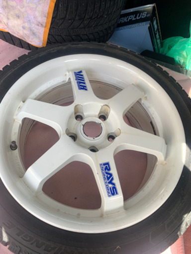 RAYS TE37風ホイール PCD114.3 4本セット