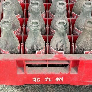 コカ・コーラの瓶 ケース まとめての画像
