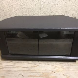 木製 テレビ台 ローボード キャスター付 幅80cm×奥行42c...