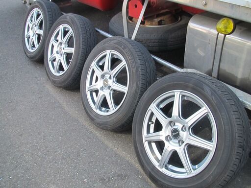 ◆DUNLOP  デジタイヤ EC202 175/65-R15 5.5J＋42 バリ目 BSホイール付き◆