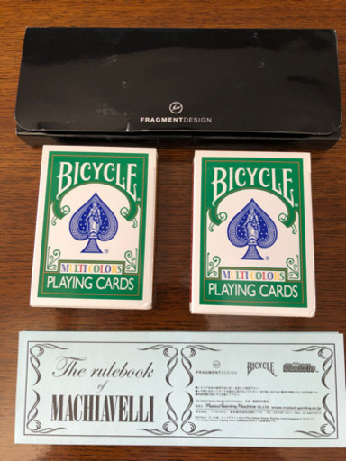 トランプ  fragment design のバイスクルカード