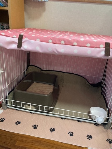 ほぼ新品 犬 ゲージ ケージ カバー トイレ マット セット 値段相談可