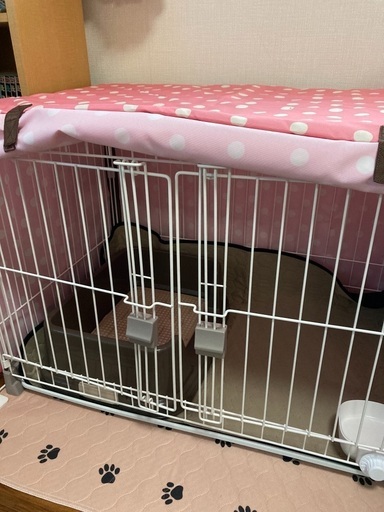 ほぼ新品 犬 ゲージ ケージ カバー トイレ マット セット 値段相談可