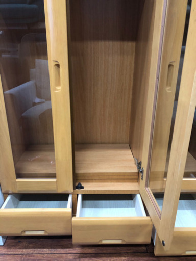 飾り棚 大川家具商業会 日本製 中古美品