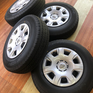 ハイエース　6型　新車外し　ダンロップタイヤ　195/80R15 