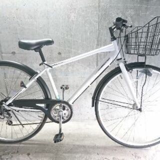自転車中古クロスバイク Fermata 外装6段変速 オートライ...