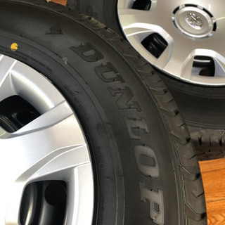 ハイエース　6型　新車外し　ダンロップタイヤ　195/80R15 の画像