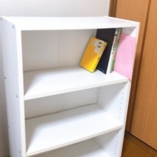 本棚　白　