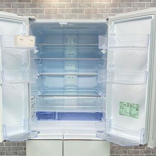 【ハッピー西葛西店】6ドア 517L 冷蔵庫【フレンチドア】2019年式 クリスタルホワイト ID:57221
