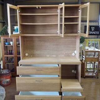 値下げしました！　末次木工　コンテ　１２０オープンボード　ナチュラルカラ―　【愛品倶楽部柏店　問い合わせ番号　１５１-００６９６４　００２】】
