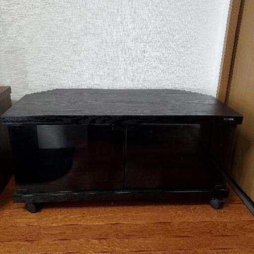 【美品】テレビ台(黒)幅80×奥行40×高さ38