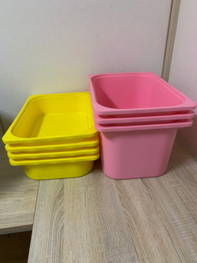 IKEA トロファスト　ケース　ピンク