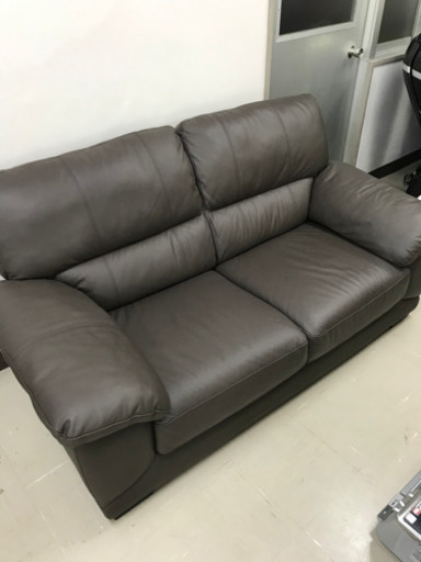 取引場所　南観音　K2103-381 2人掛けソファ　ダークブラウン