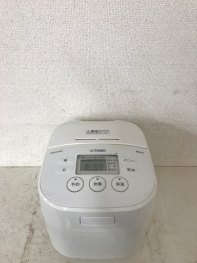 動作確認済み。タイガー魔法瓶 JBU-A551(W) 炊飯器　2017年製