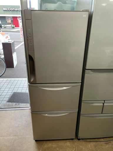 日立　3ドア冷蔵庫　265L  自動製氷・真空チルド搭載　リサイクルショップ宮崎屋 21.3.31    y