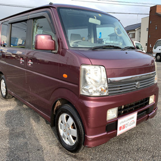 乗り出し23.8万！スズキ エブリィワゴン！車検令和4年2月まで...
