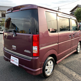 乗り出し23.8万！スズキ エブリィワゴン！車検令和4年2月まで！令和3年度の自動車税込み！ターボ！Tチェーン！ターボ！片側パワスラ！下取り、配送可能！の画像
