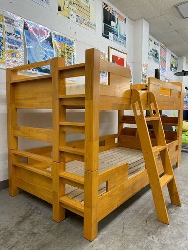 【愛品館 江戸川店】　ベッド　二段ベッド　キッズ　ID:153-017347-007　配送可　代引き配送可（代引きの場合は現金のみのお取り扱いにまります
