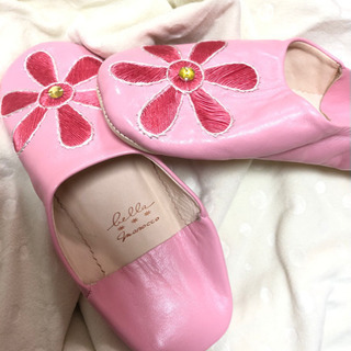 モロッコ産バブーシュ