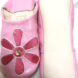 モロッコ産バブーシュの画像