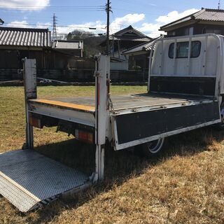 H27 エルフ 平ボディ 10尺 新明和 垂直PG 5t限定中型免許の画像