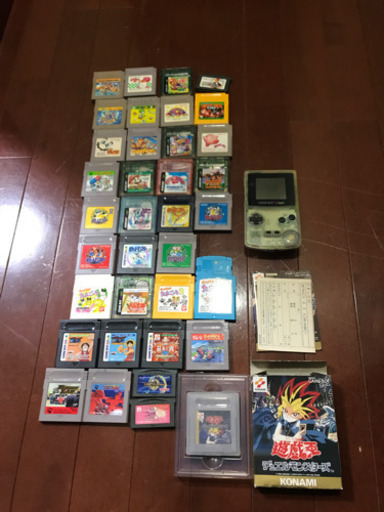 ゲームボーイカラー本体とソフト
