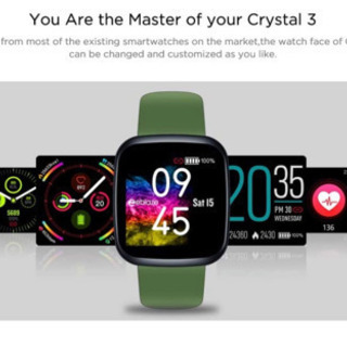 Crystal 3スマートウォッチ 黒の画像