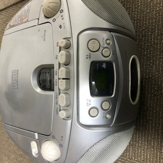 CDラジカセ 外部出力有り イベント ダンス 練習に 計量 小型