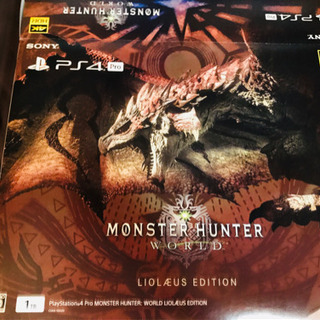 (商談中)PS4フルセット　PS4 pro 1TB リオレウスエ...