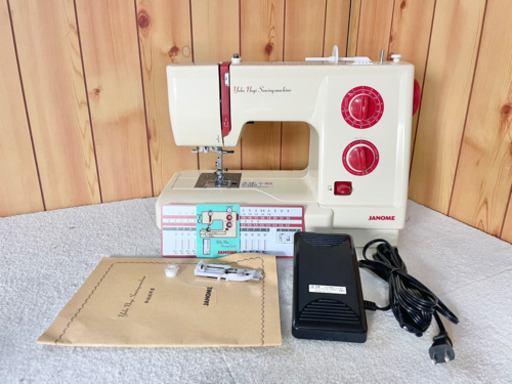 美品 ジャノメ 電動ミシン 野木陽子ソーイングマシン YN-507