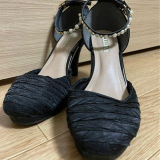 美品！パーティシューズ S 黒