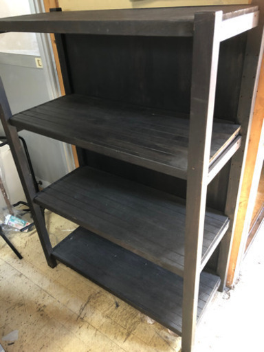 4展示棚 本棚 収納棚 店舗什器 便利棚 棚 90cm×40cm×126cmおおよそ