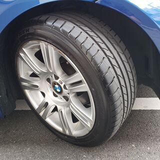 BMW320Mスポーツ　H18　車検5/4　走行74000ｋ　サンルーフ&白革シート　純正ＨＤＤナビ　専用エアロ&17ＡＷ　キセノン　ミラー内蔵ＥＴＣの画像