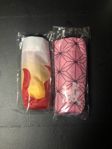 鬼滅の刃模様　折りたたみ傘