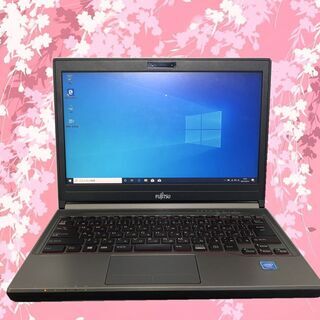 【送料無料】希少品 限定商品 ノートPC 中古良品 13.3型 富士通 E736/M Celeron 4GB 320G DVDRW 無線LAN Bluetooth Windows10 LibreOffice