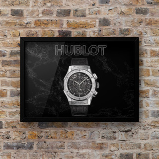 84 HUBLOT ウブロオマージュアートポスター(フレーム付き)
