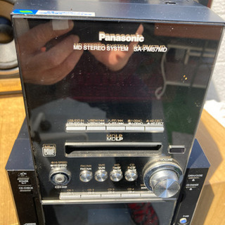 🟠パナソニック製品MD CDカセットコンポの画像
