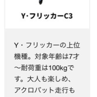 yフリッカー　C3 大人用　子供用　2人乗りも✨