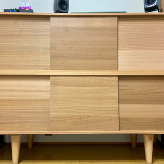 取引中 大容量チェスト（スライディングドア付き）